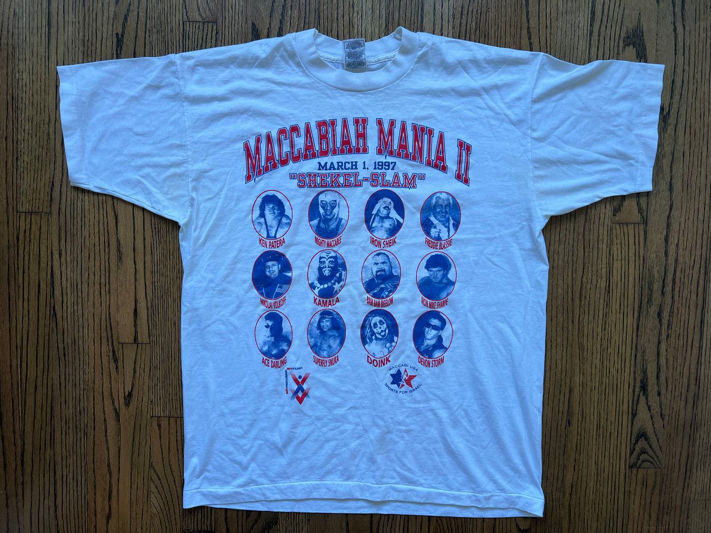 1997 Maccabiah mania shirt